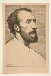 Porträtt av Jules Dalou