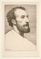 Porträtt av Jules Dalou