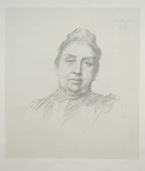 Porträtt av Madame Kemp, framifrån (tredje plattan)