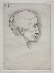 Porträtt av Mme. Emily Hughes (1:a plattan)