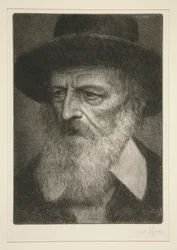 Porträtt av Tennyson