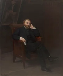 Porträtt av konstnären Édouard Manet 1832-1883, 1863.