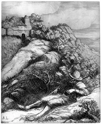 Shepherd Resting, c1860-1910 1924