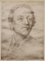 Sir Francis Seymour Haden Junior, 1895 (guldspets på papper) (se även 414598)