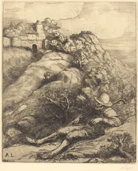 Sleeping Shepherd Le repos du berger.