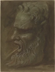 Studie av en mask