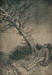 Den döende vagabonden, 1875
