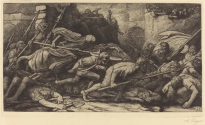 Dödens triumf: Slaget