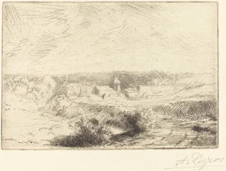 Byn Wimille, nära Boulogne (Village de Wimille, pres Boulogne)