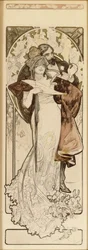 En modell för litografin "Program 27 oktober 1900", ca. 1900