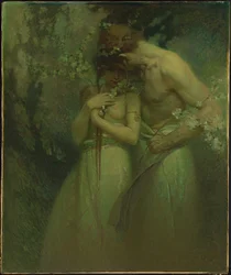 Vårnatt, ca 1910