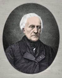 Porträtt av Francois Guizot (Gravyr)