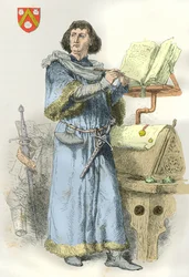 Porträtt av Philippe de Commynes (Gravyr)