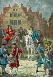 Proklamation i Paris av återkallandet av ediktet i Nantes