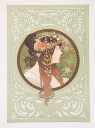 Bysantinska huvuden: brunett, 1897.