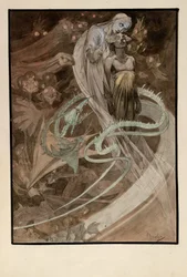Illustration för den illustrerade utgåvan Le Pater