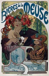 Affisch för Bières de la Meuse, 1897
