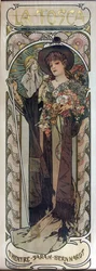 Affisch för pjäsen La Tosca av Victorien Sardou, 1899