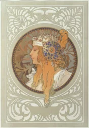 Bysantinskt huvud: Blond