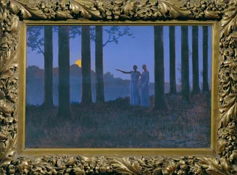 The secret of the night (målning på duk)