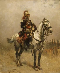En kavallerist, 1884.