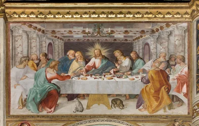 Presbytery, åttonde sydspann, Nattvarden, Altobello Melon