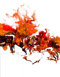 Abstrakt flamflöde