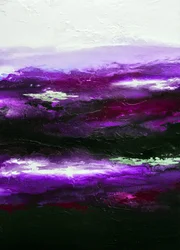 Dramatisk lila himmel
