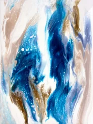 Dynamic Blue Gold-vätska
