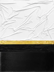 Elegant guld, svart och vitt