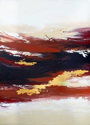 Rikt rödguld abstrakt