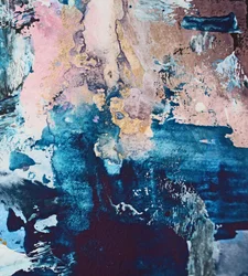 Flytande rosa guld – abstrakt