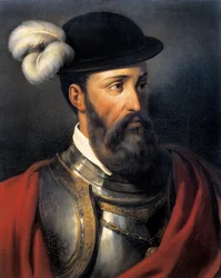 Porträtt av Francisco Pizarro
