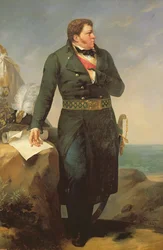Porträtt av Georges Cadoudal (1771-1804) 1827 (olja på duk)