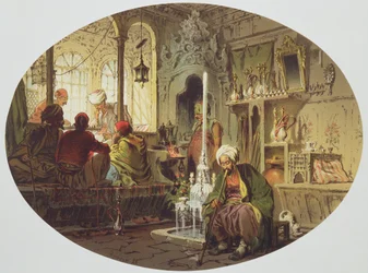 Osmanskt kaffehus, 1862