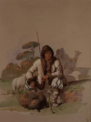 Hyrde, c.1855swed