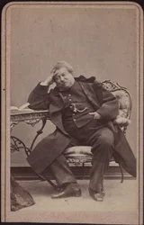 Författaren Alexandre Dumas far 1802-1870, ca 1868.