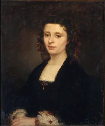 Porträtt av Athenais Mialaret 1826-1899, 1855.