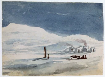 Igloos och esquimauxer