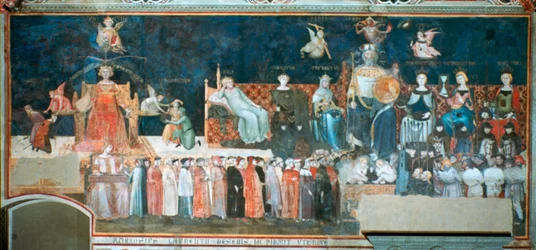 Allegori över det goda styret, 1338-1340