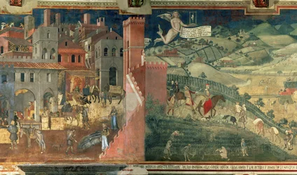 Det goda styrets verkningar, ca 1338