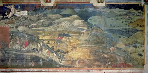 Effekter av gott styre på landsbygden, 1388-40