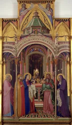 Framställandet i templet, 1342