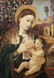 Madonna del Latte, av Ambrose Bergognone (ca 1460-1523)