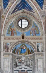Gian Galeazzo Visconti och söner erbjuder modellen av Charterhouse till Jungfru Maria, 1500-1522