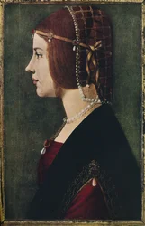 Porträtt av en ung flicka, c1490, 1936
