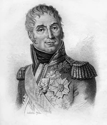 André Masséna (1758-1817), marskalk av Frankrike, hertig av Rivoli.I "Porträtt av de franska generalerna efter fransmännens segrar och erövringar. Graverad av Ambroise Tardieu 1818." Stella samling.