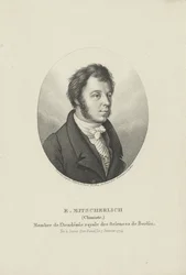 Porträtt av Eilhard Mitscherlich 1794-1863 , ca. 1830-1840.