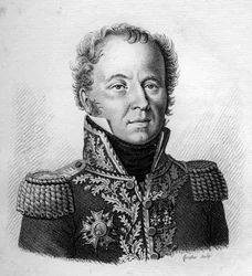 Porträtt av generalmajor baron Louis Emmanuel (Louis-Emmanuel) Rey (1768-1846) - i "Porträtt av franska generaler efter fransmännens segrar och erövringar"". Grav av Ambroise Tardieu 1818. Stellasamling.