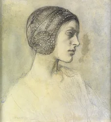 Anais, bär en begyn, c.1822